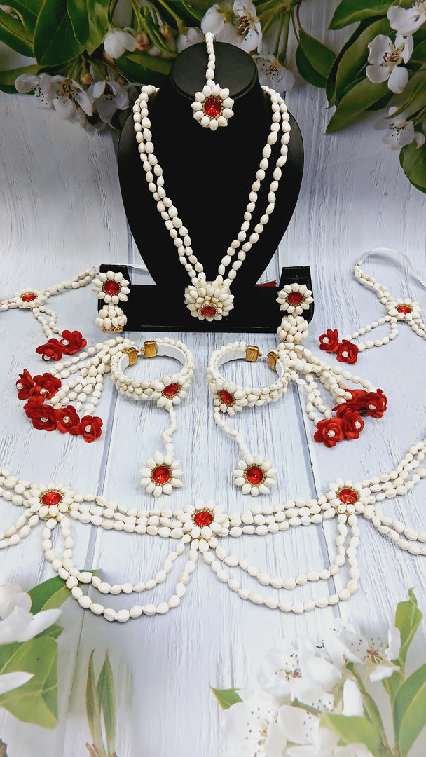RED STONE BABY SHOWER FLOWER SET SKU 459