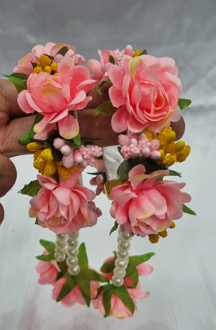 NEON PINK FLOWE BANGLE SKU104