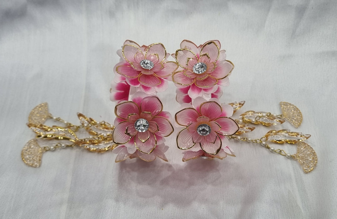 RAISIN PINKFLOWER BANGLE SKU106