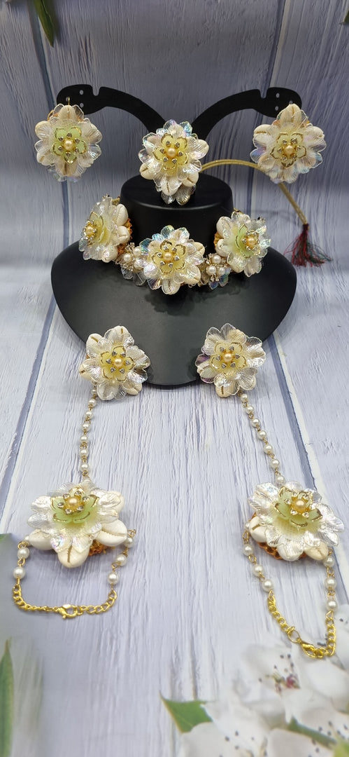 PARROT COLOUR IN ACRYLIC SHELL HANDMADE Jewellery Sets for Womens SKU570