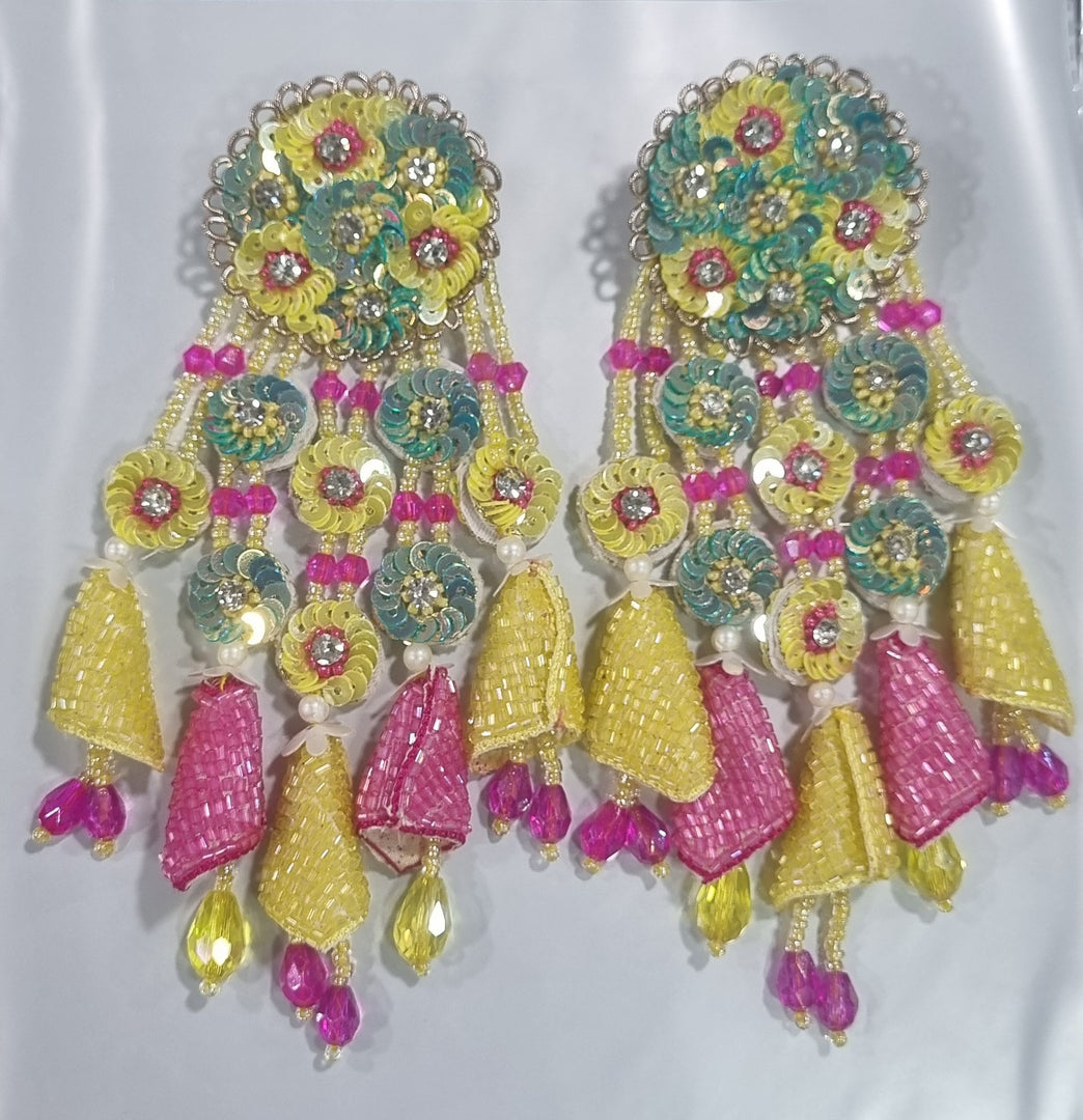 MULTICOLOUR SEQUENCE EARRINGS  for Womens SKU606