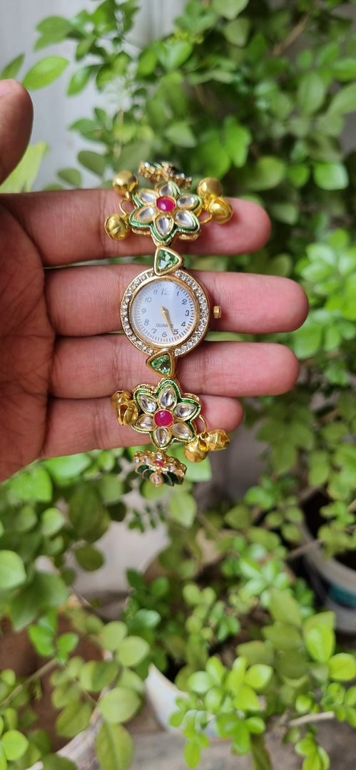 KASHMIRI KUNDAN WATCH for Womens SKU621
