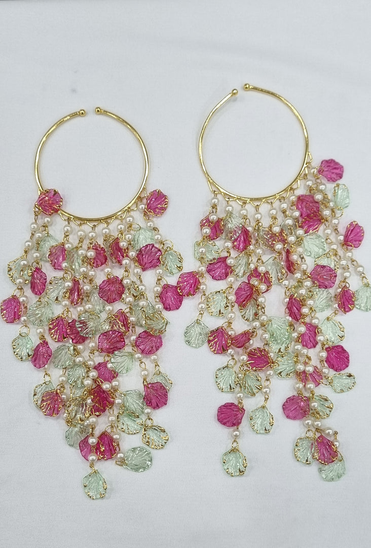 OPENABLE RANI & PISTA GREEN KALEERA  for Womens SKU 639