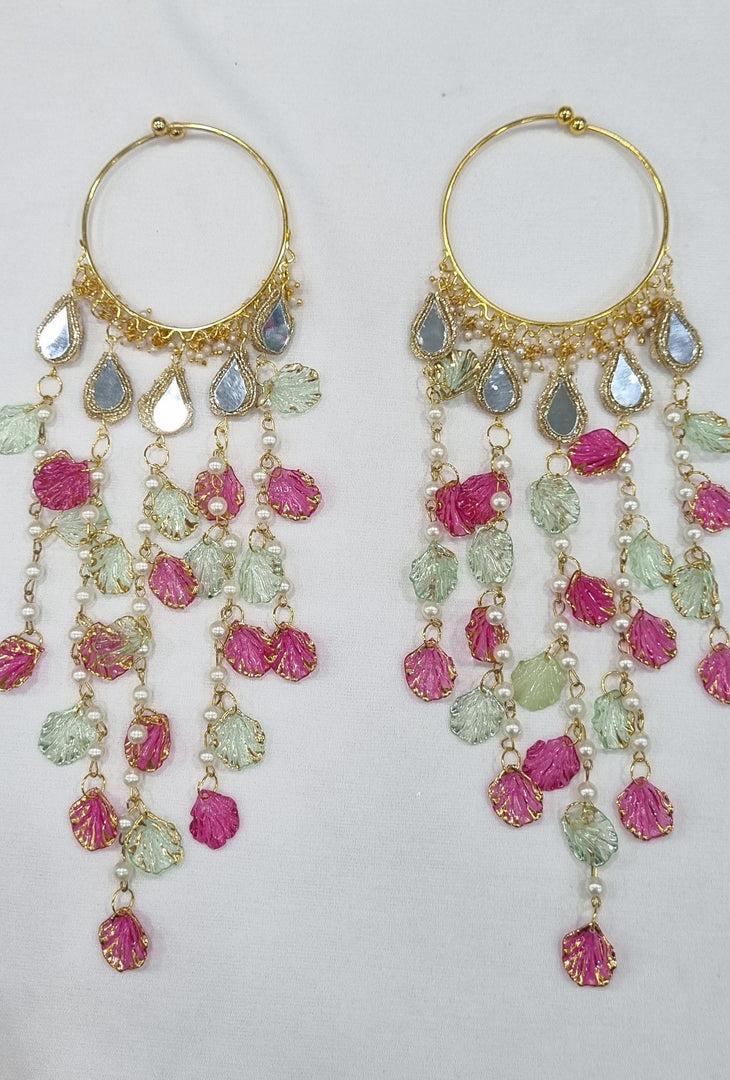 OPENABLE RANI & GREEN COLOUR KALEERA  for Womens SKU 657