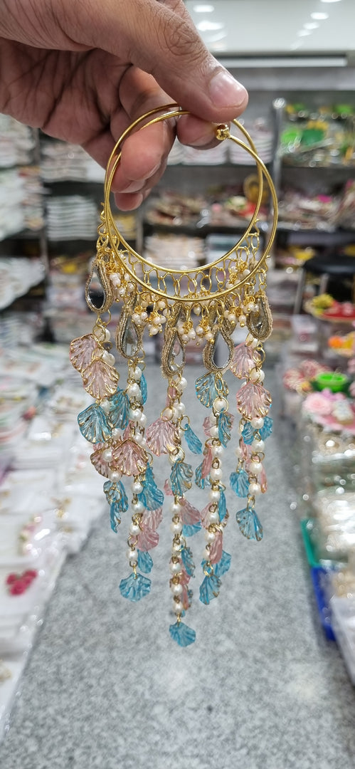 OPENABLE SKY BLUE & PINK COLOUR KALEERA  for Womens SKU 654