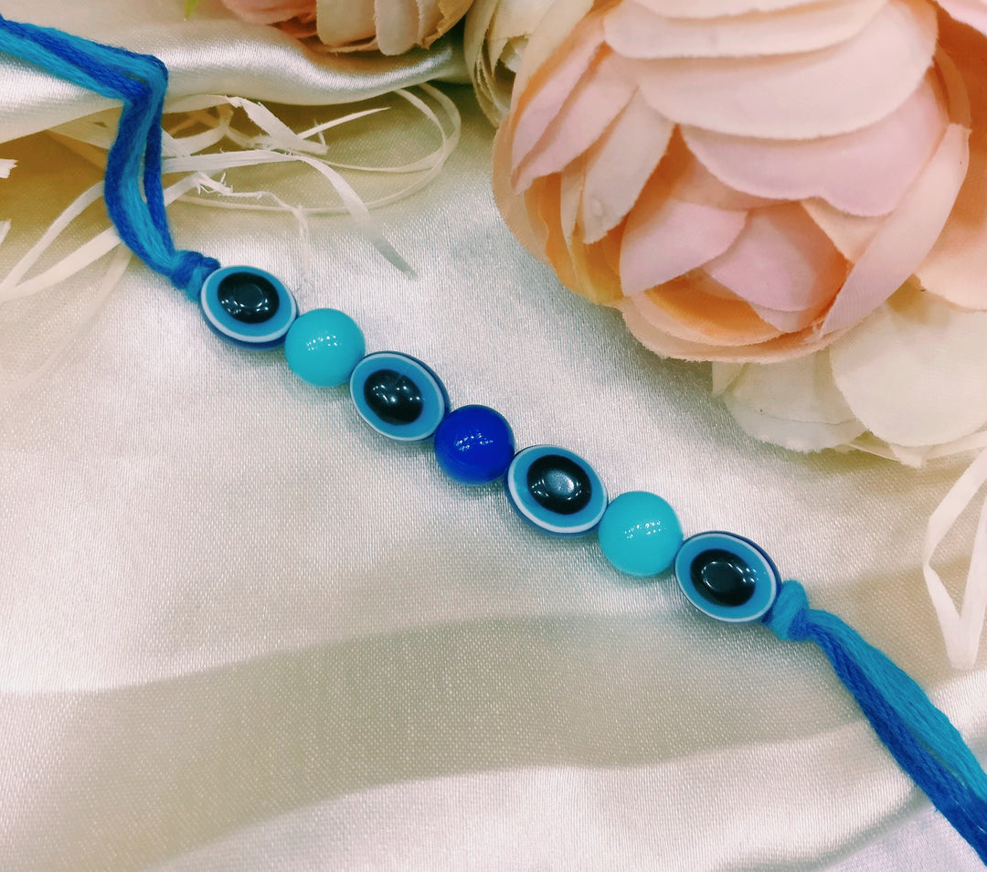 EVIL EYE BEADS RAKHI