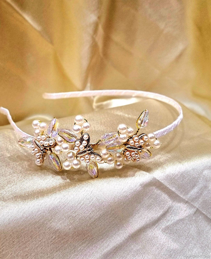 BUTTERFLY CRYSTAL HANDMADE HAIRBAND