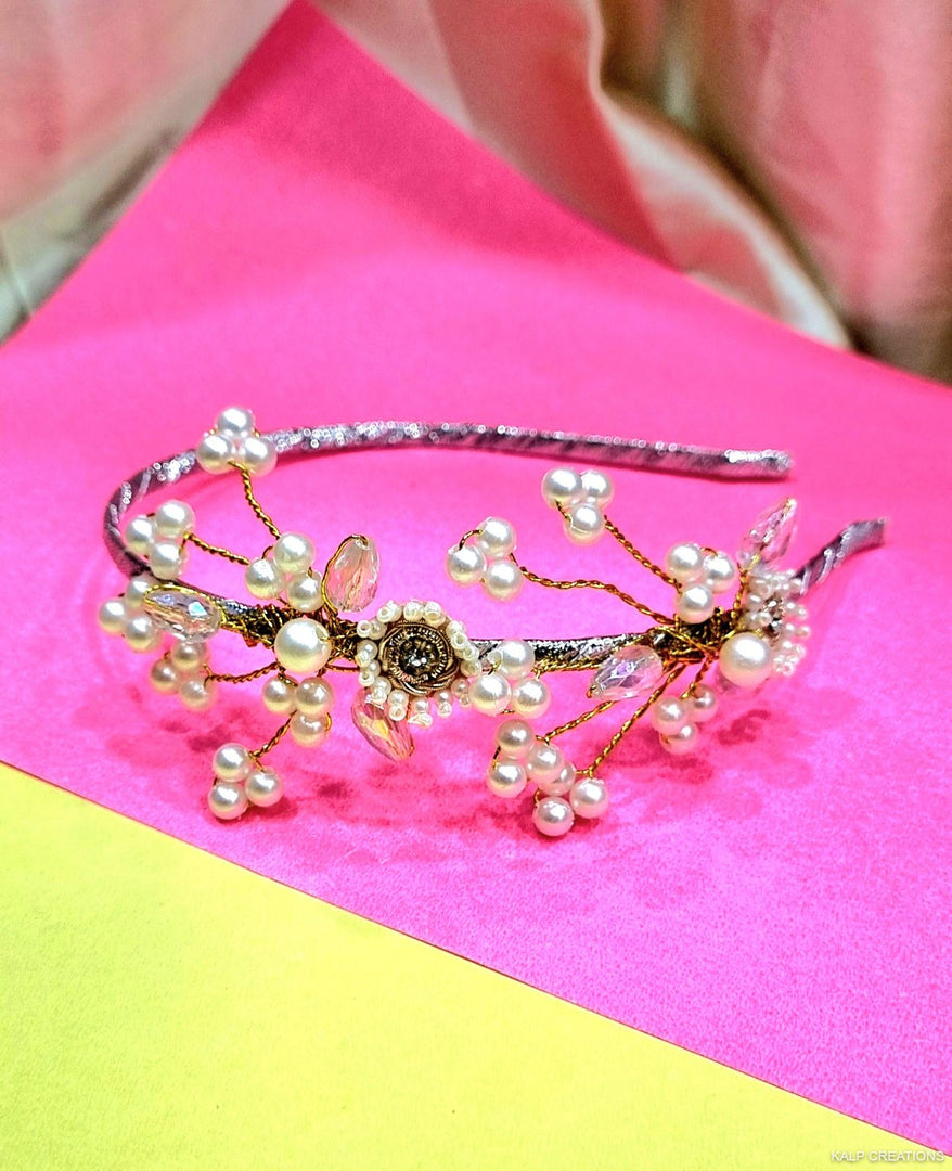 ZARDOJI CRYSTAL BEADS HAIRBAND