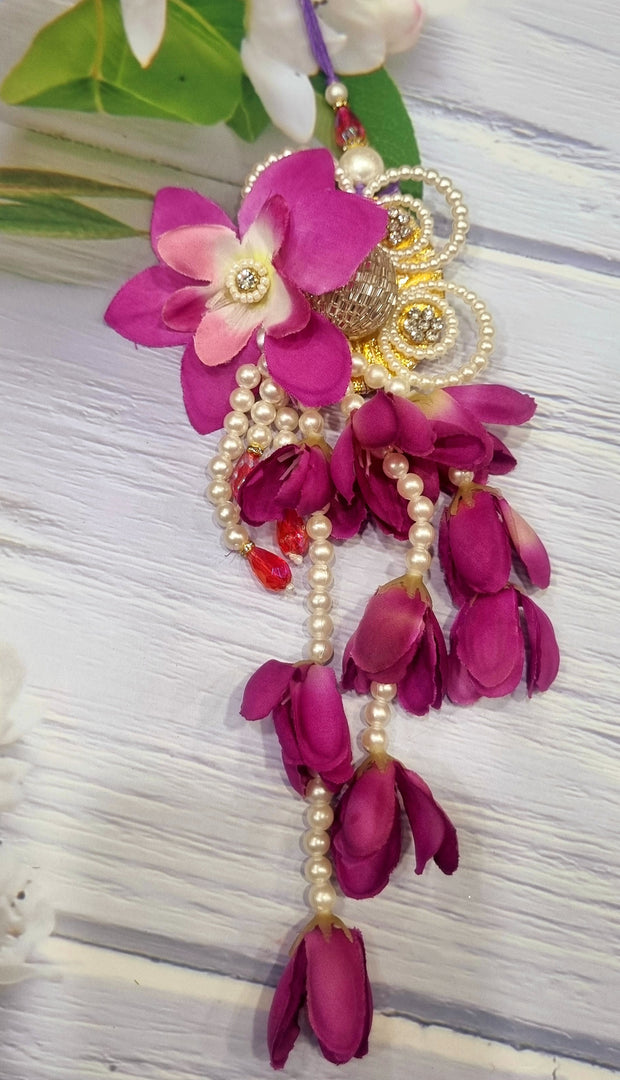 ORCHID FLOWER LUMBA RAKHI