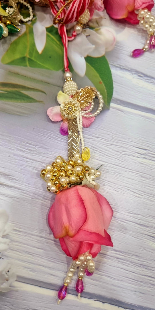 PINK ROSE LUMBA RAKHI