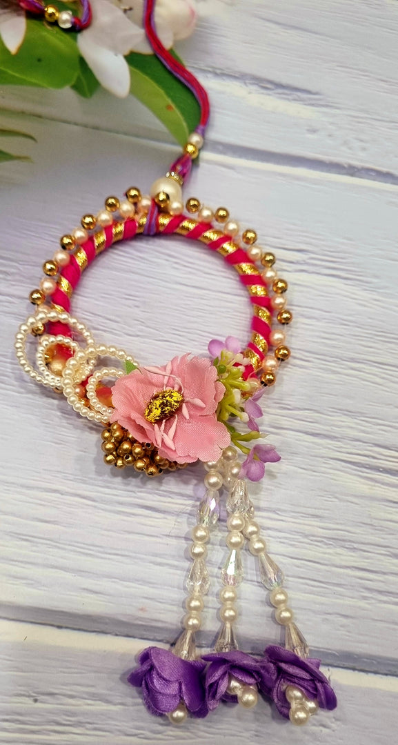 FUSHIA PINK LUMBA RAKHI