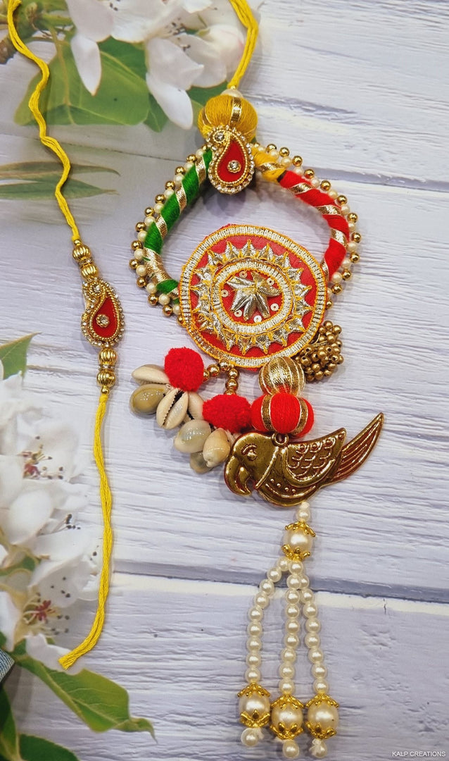 TRADITIONAL BIRD PAIR RAKHI