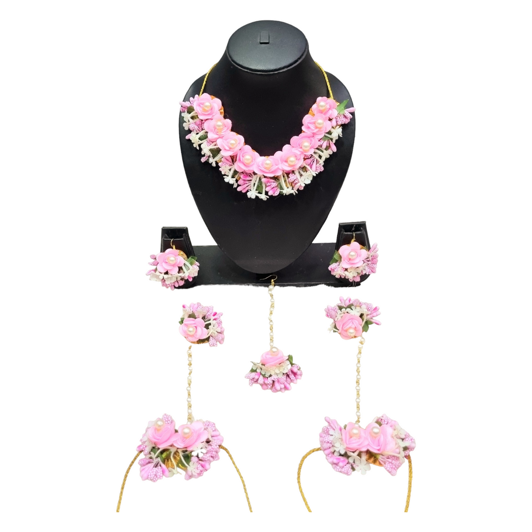 Floral Jewellery Necklace Set for Girls and Women