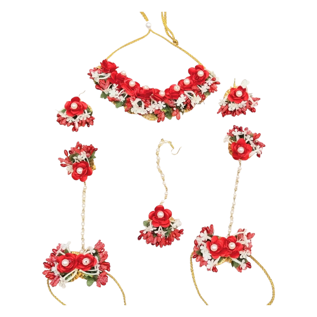 Floral Jewellery Necklace Set for Girls and Women