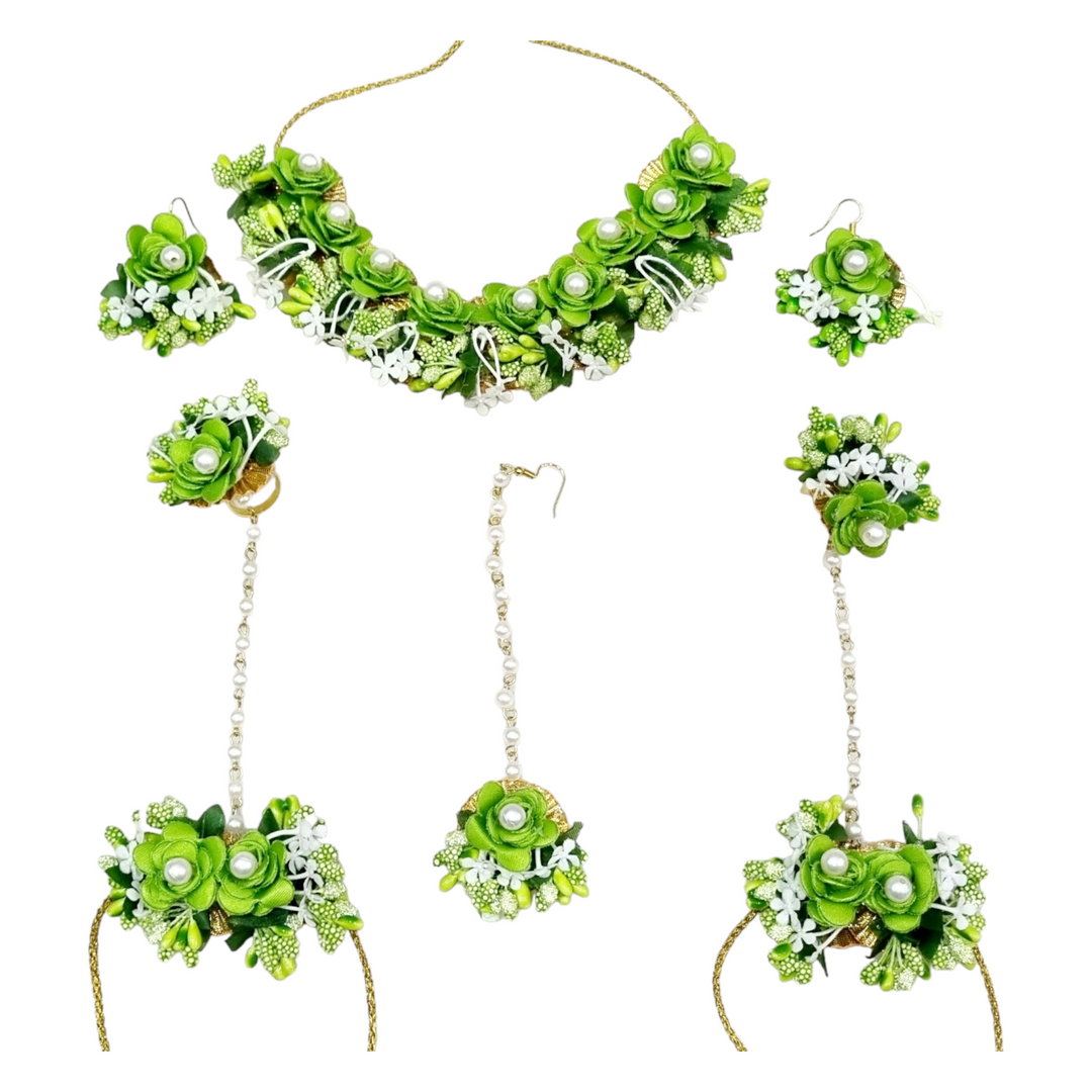 Floral Jewellery Necklace Set for Girls and Women