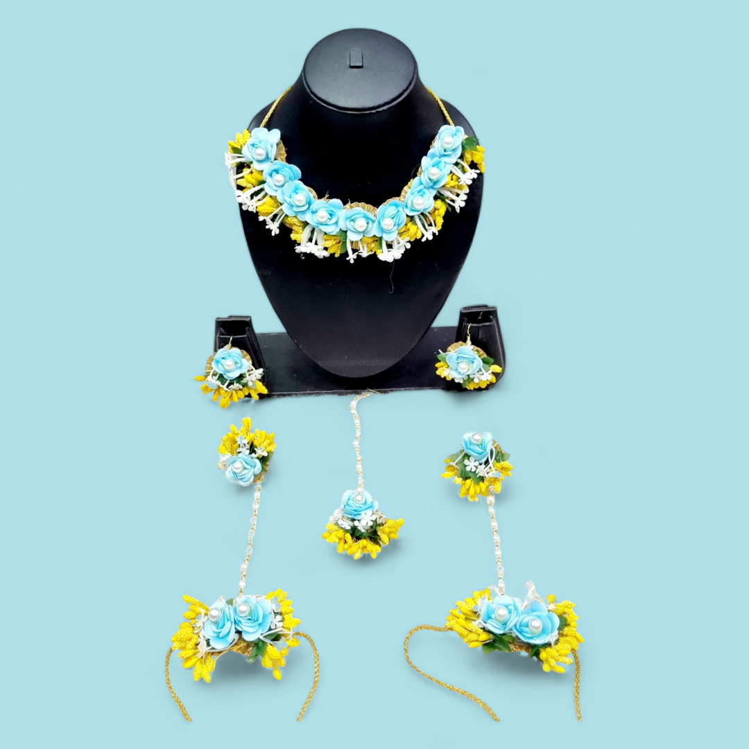 Floral Jewellery Necklace Set for Girls and Women