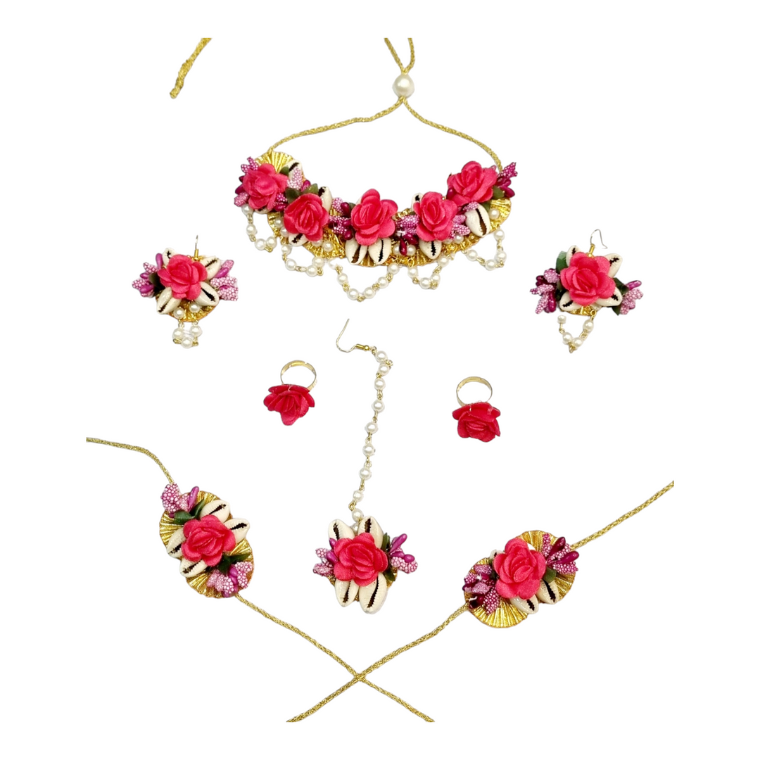 PINK Shell Jewellery Sets for Womens and Girls