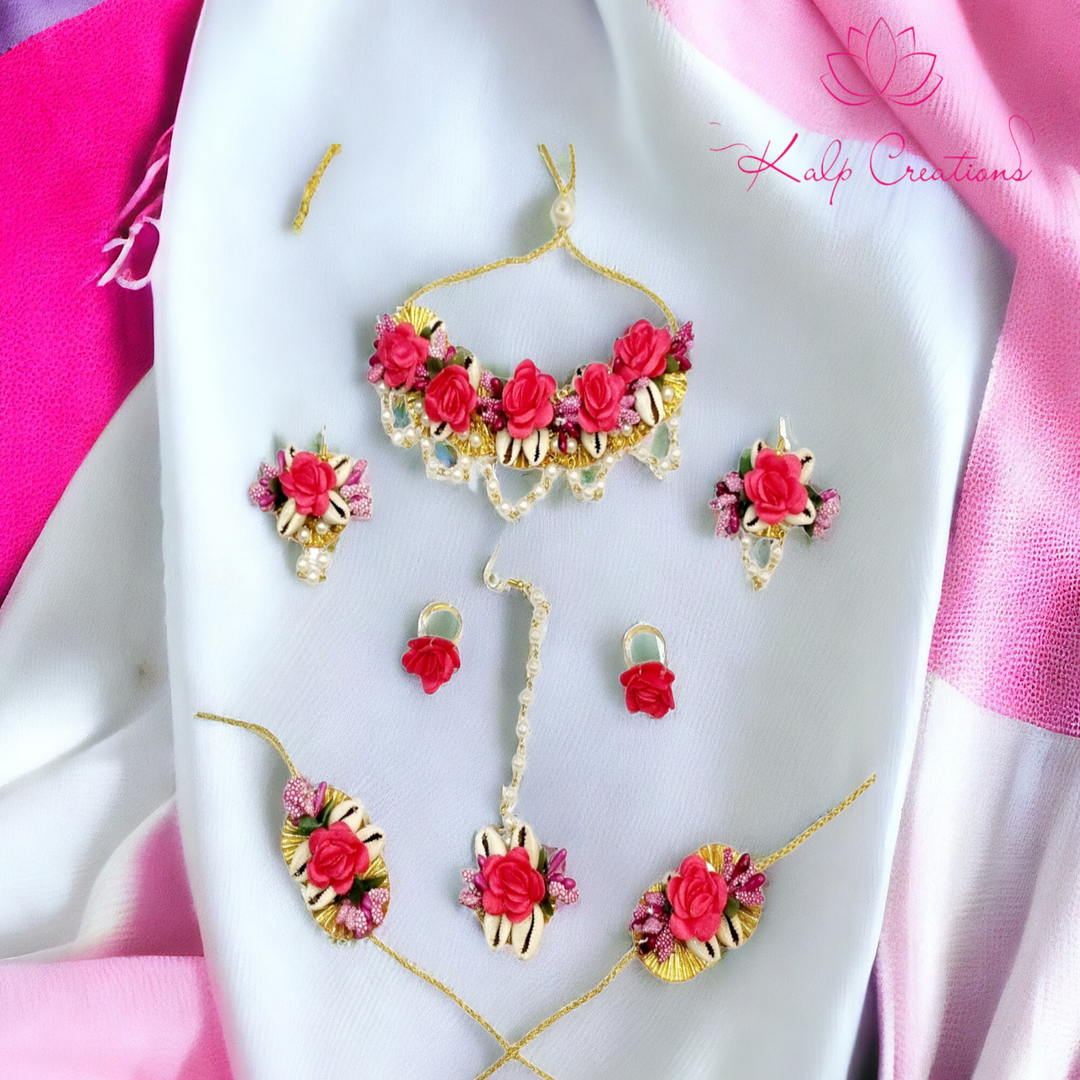 PINK Shell Jewellery Sets for Womens and Girls