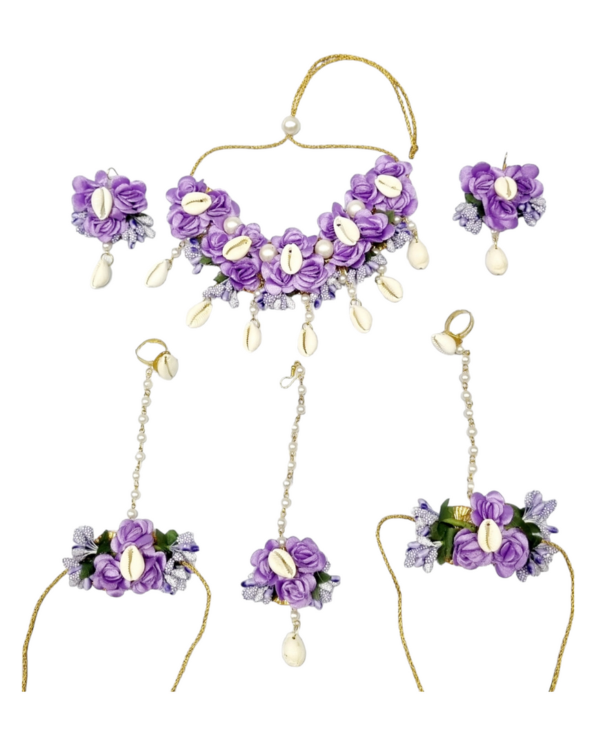 LAVENDER Shell Jewellery Sets for Womens SKU340