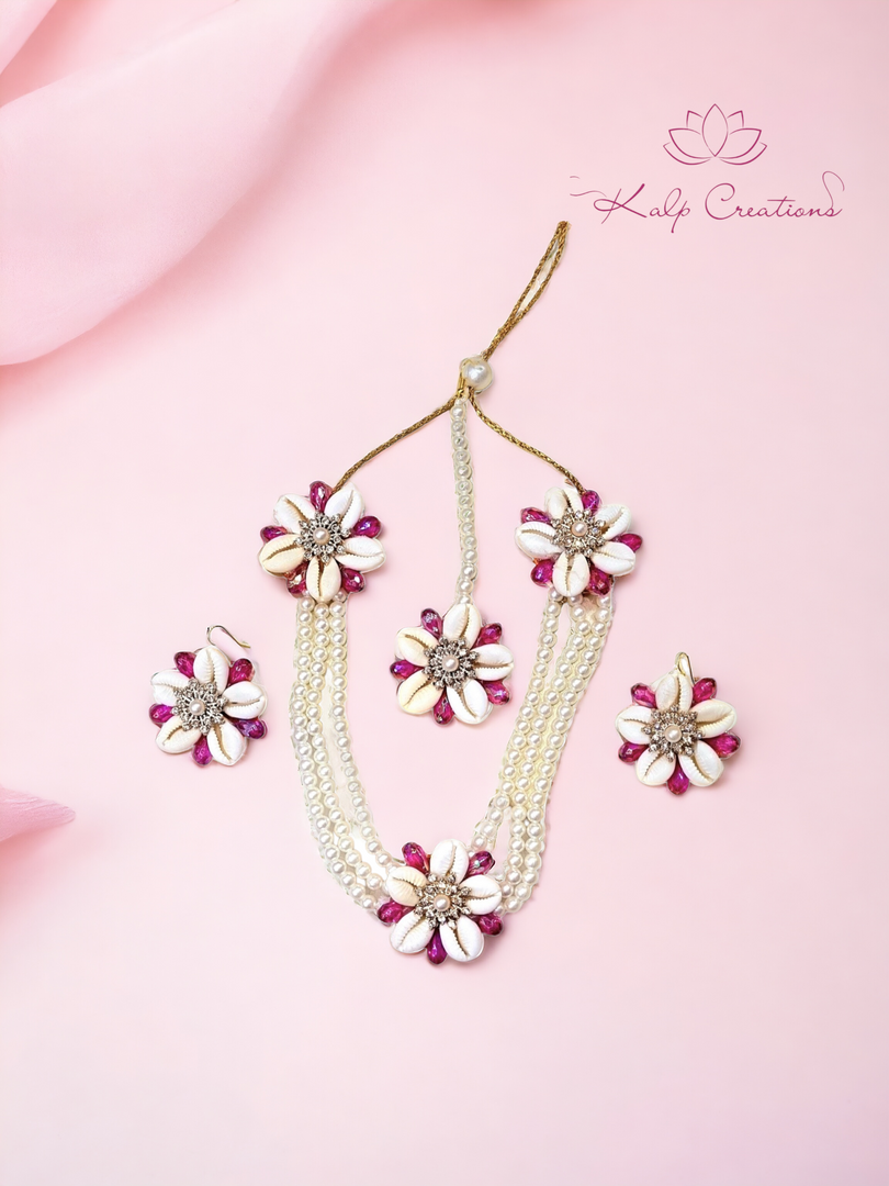 PINK Crystal Jewellery Sets for Womens and Girls