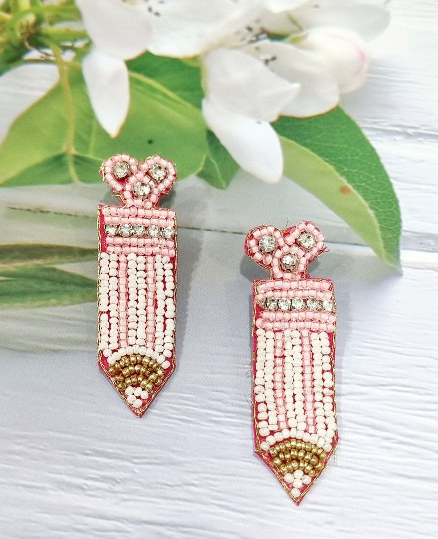 DIAMOND PENCIL EARRINGS