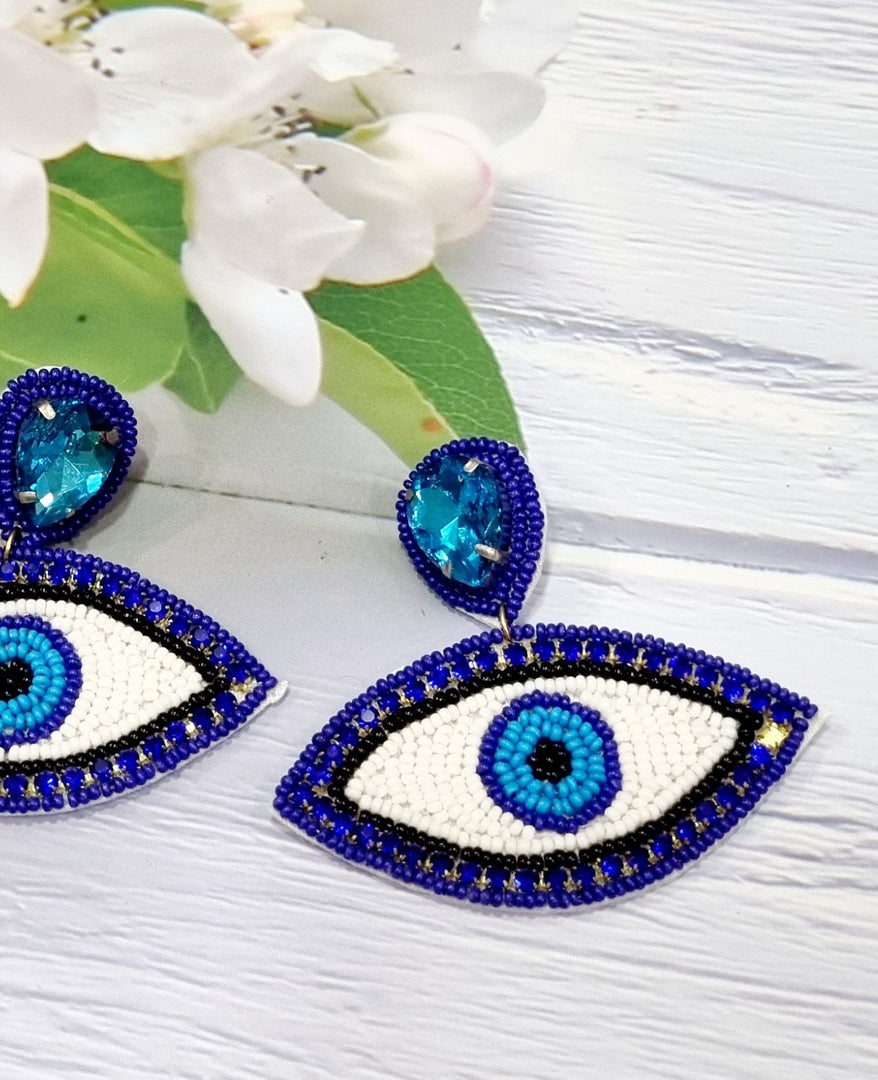 EVIL SAPPHIRE EARRINGS