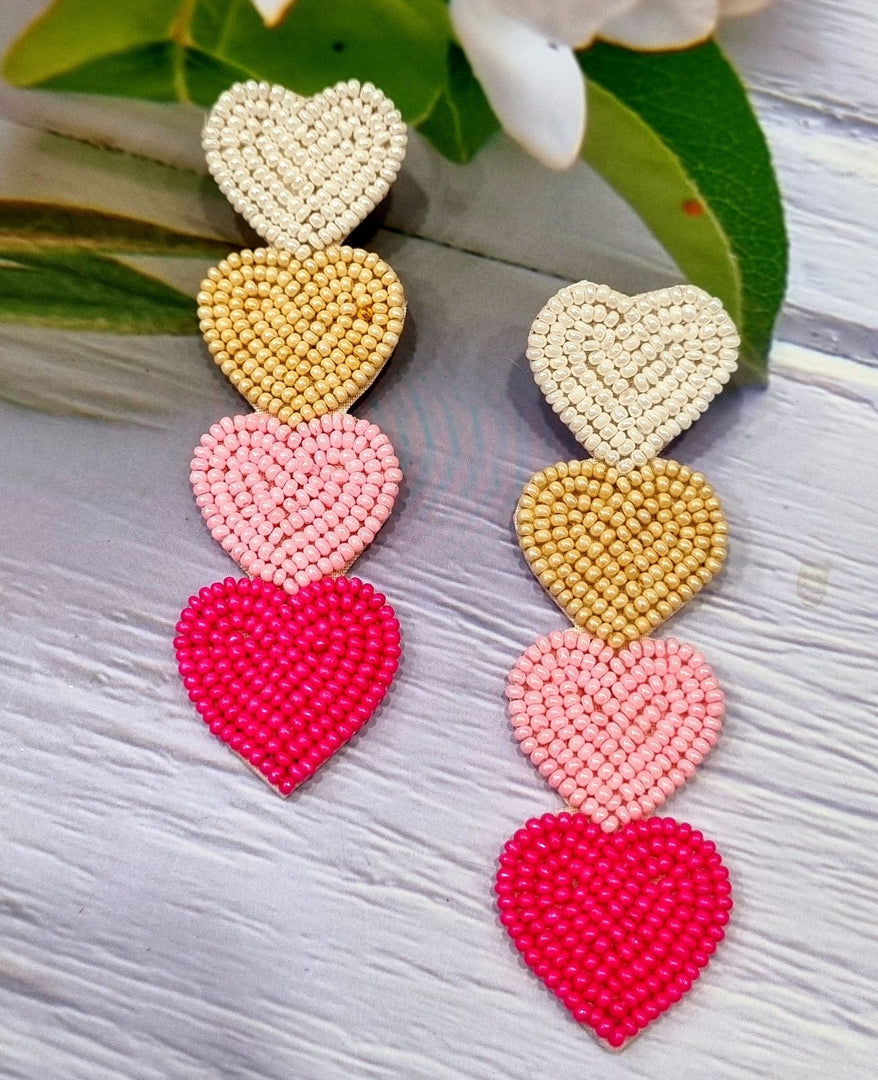 PINK POPUP EARRINGS