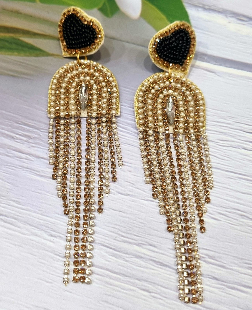 DIAMOND DANGLERS EARRINGS QR069