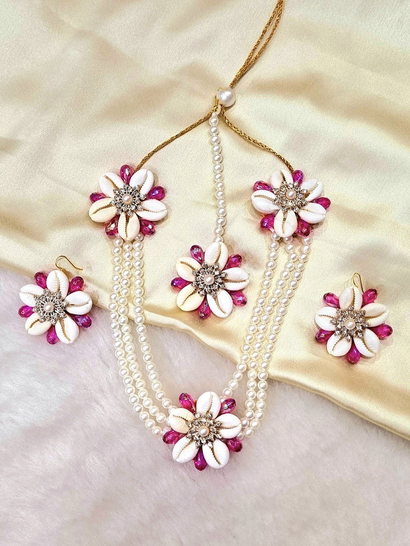 PINK Crystal Jewellery Sets for Womens and Girls