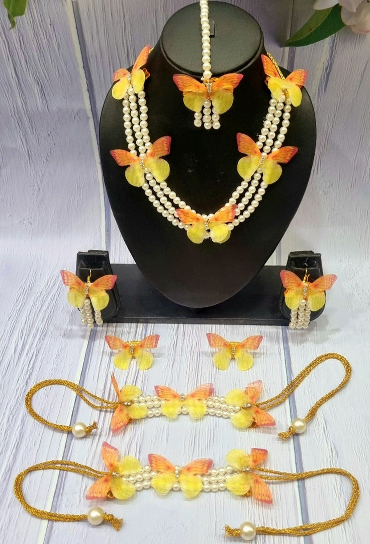 SUNRISE BUTTERFLY Jewellery Necklace Set for Girls