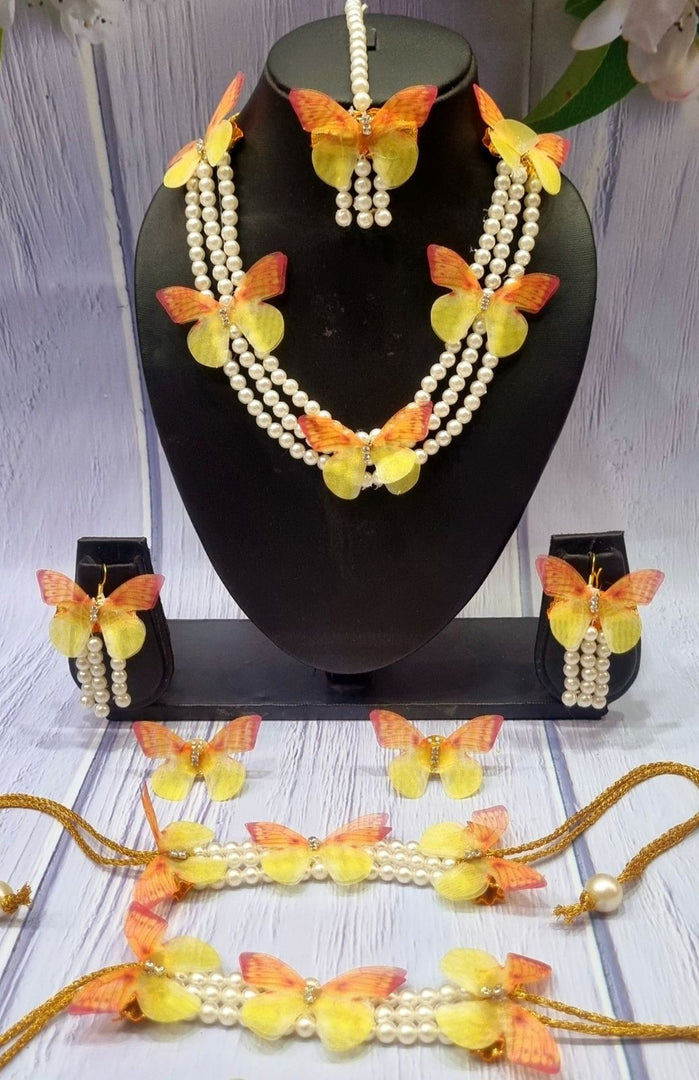 SUNRISE BUTTERFLY Jewellery Necklace Set for Girls