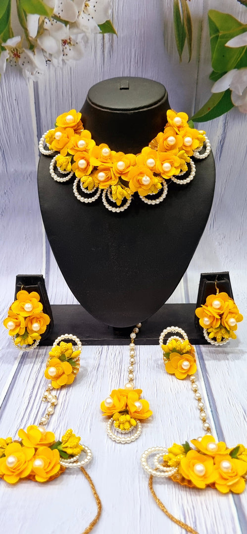 YELLOW HANDMADE Jewellery Sets for Womens SKU390