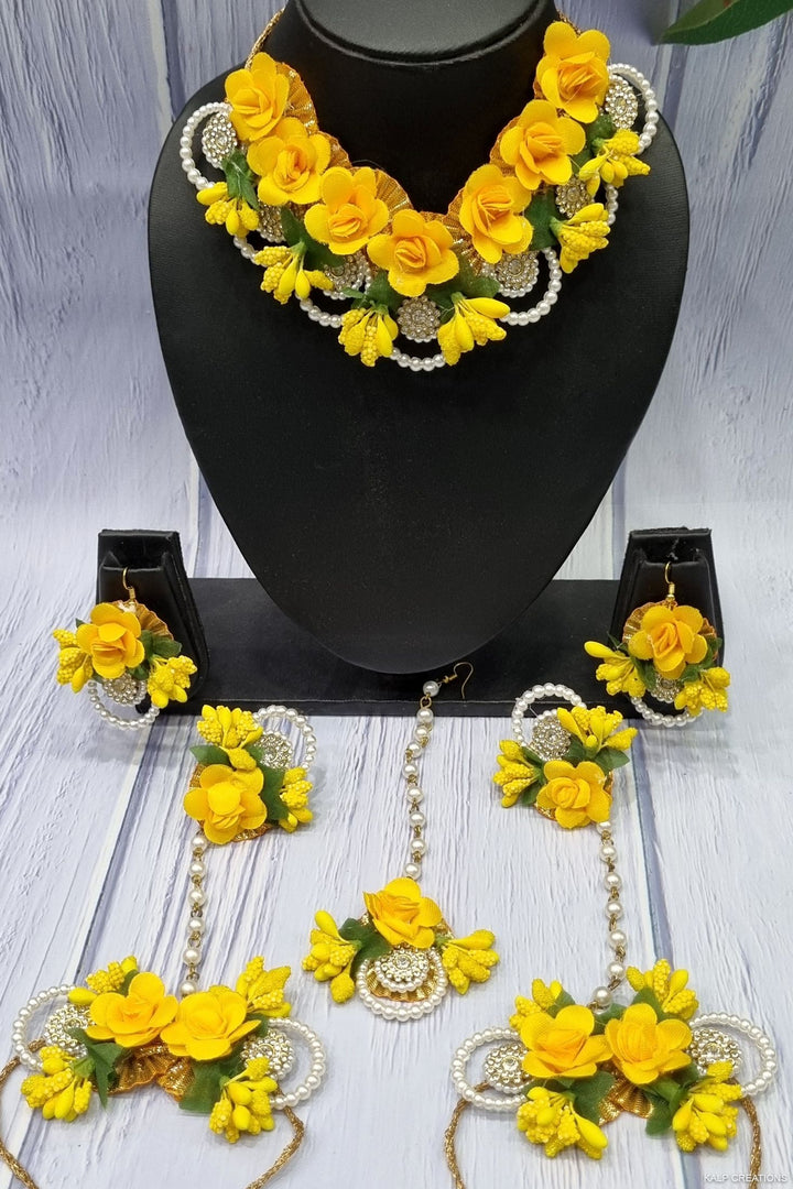 YELLOW HANDMADE Jewellery Sets for Womens SKU392