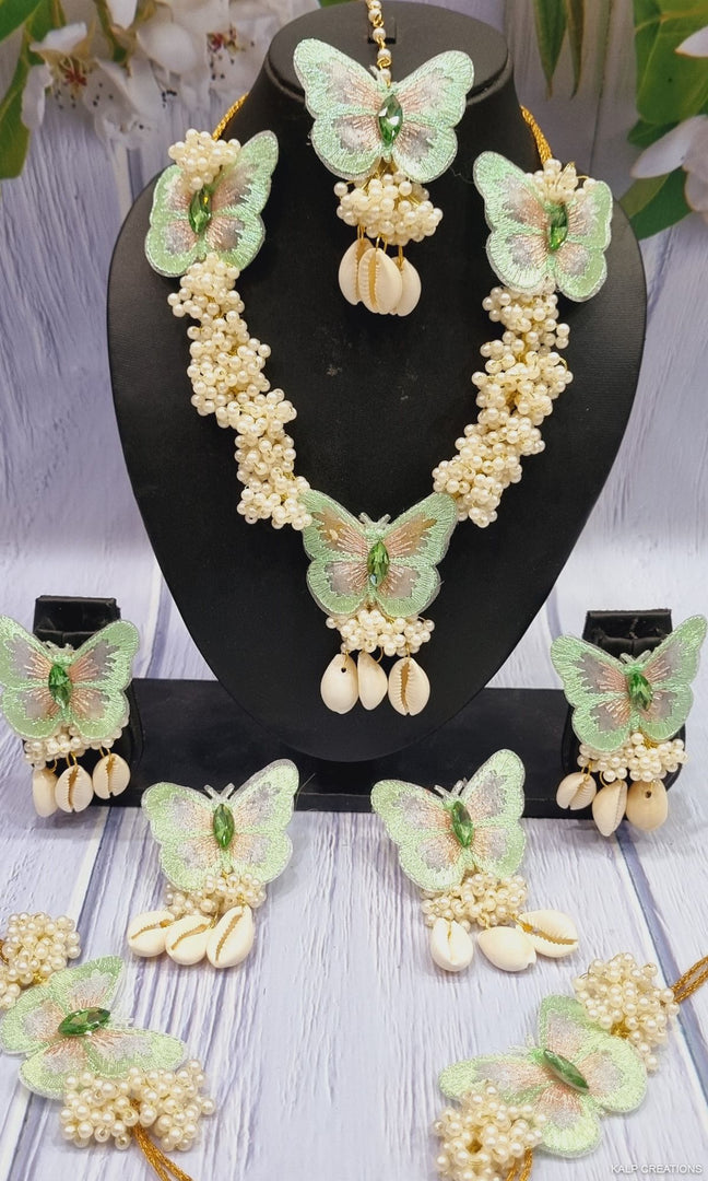 POWDER MINT BUTTERFLY Jewellery Sets for Womens SKU399