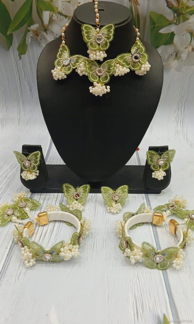 MINT CHOKER BUTTERFLY Jewellery Sets for Womens SKU402