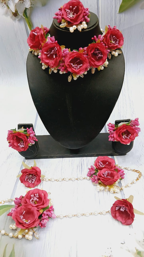 PINKROSE DESIGNER HANDMADE Set for Womens & Girls For Haldi-Mehndi SKU449