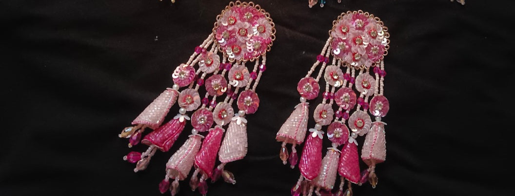 RANIPINK SEQUENCE EARRINGS  for Womens SKU607